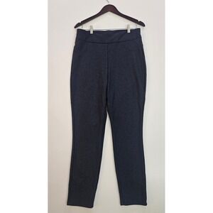 Honeylove EverReady Pant 1X Indigo Faux Denim Shaping High Rise Pull On Pockets